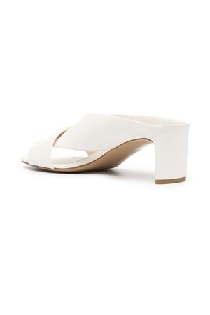 White Moor leather mules DEL CARLO | 11708BIANCO